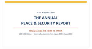 THE ANNUAL PEACE & SECURITY REPORT